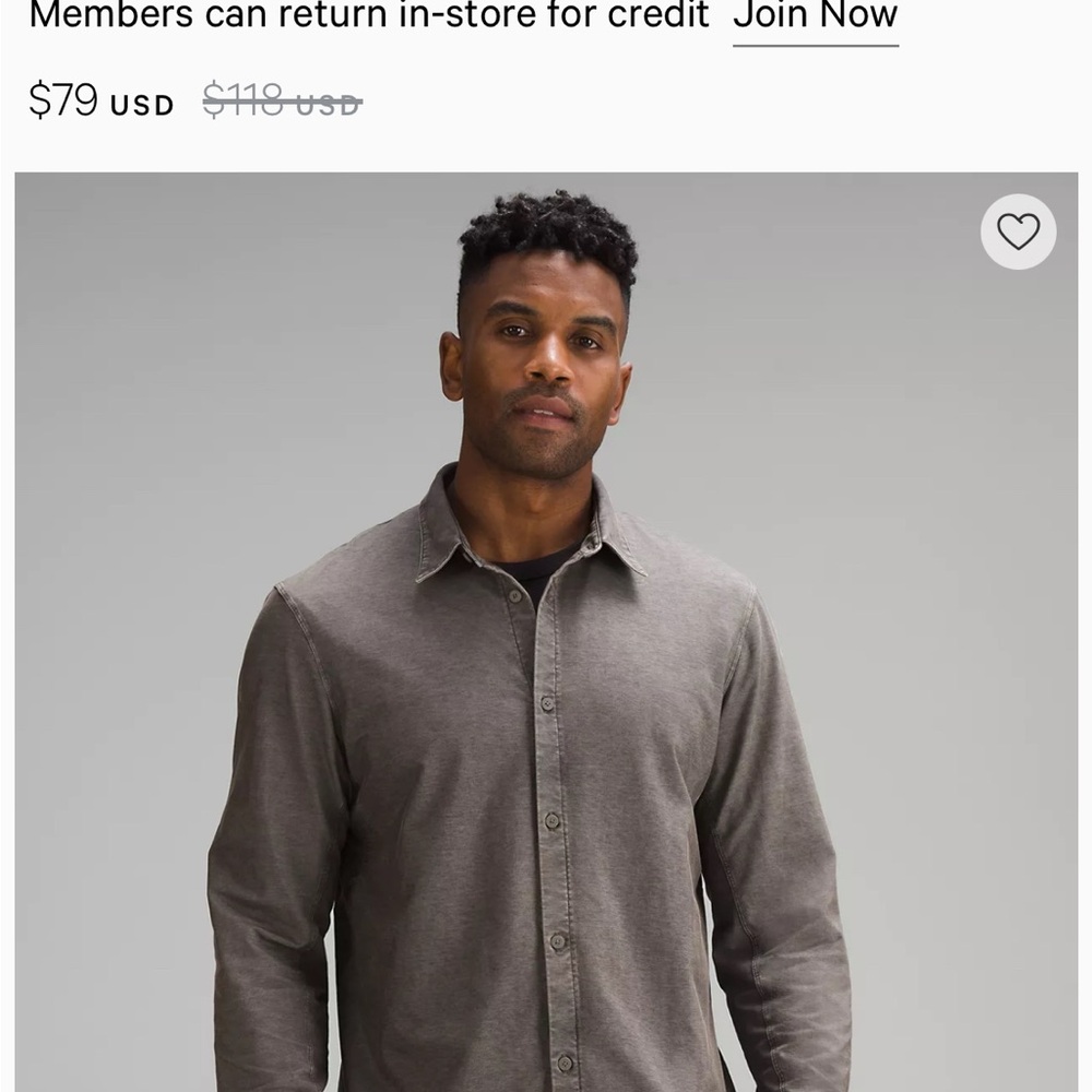 Lululemon Commission Men Long Sleeve
